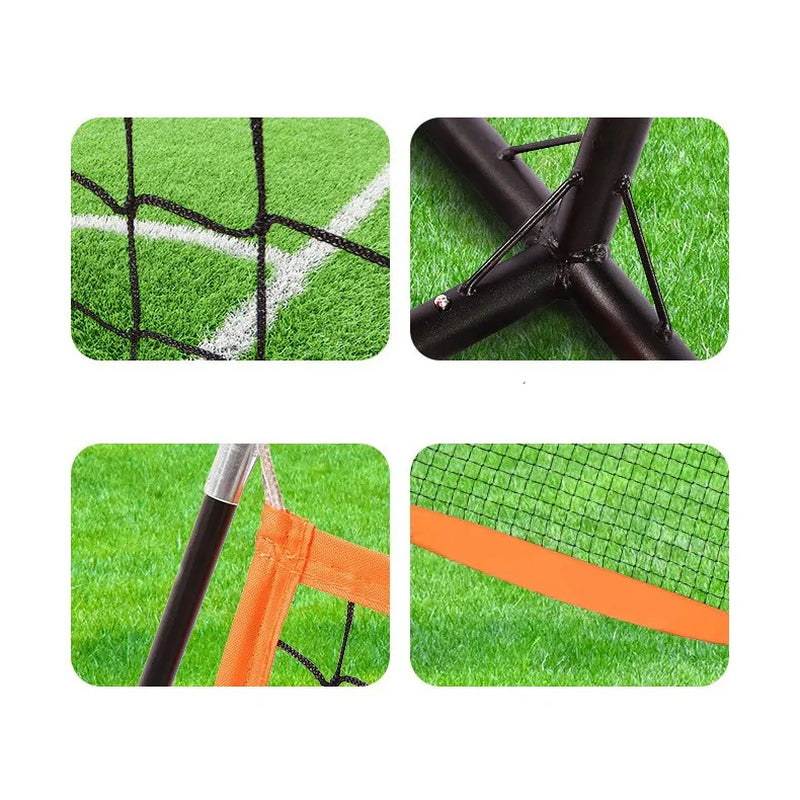 Portable 7X7Ft Baseball Softball Pitcher Protection Net with Frame Protector L Screen Pitching Batting Catching Equipment