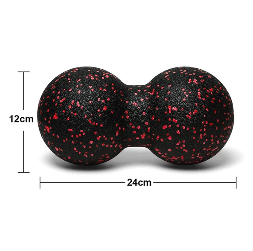 Peanut Massage Ball Set Lacrosse Ball EPP Fascia Therapy Muscle Ball for Myofascial Release Muscle Relaxer Acupoint Massage