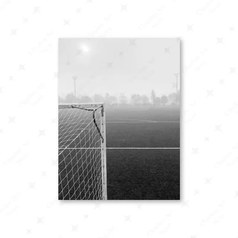 Basketball Football Baseball Goft Poster Black White Sport Photography Canvas Painting Prints Wall Art Pictures Club Rome Decor