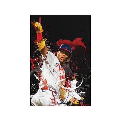 Famous Baseball Star Trout Graffiti Canvas Painting Sports Player Mookie Portrait Poster and Print Wall Art Room Decor Fans Gift