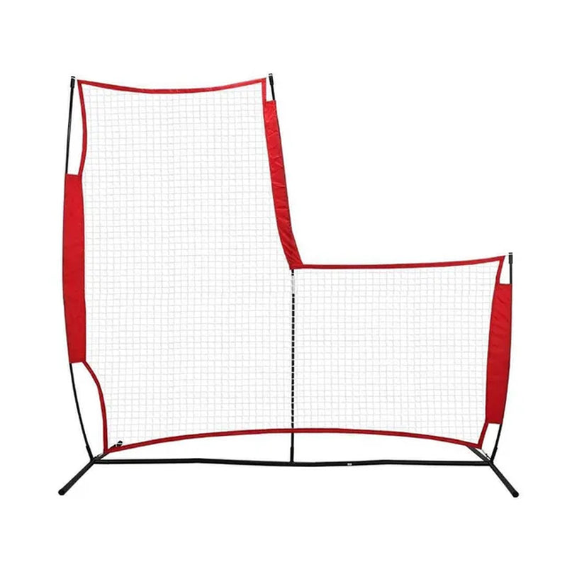 Portable 7X7Ft Baseball Softball Pitcher Protection Net with Frame Protector L Screen Pitching Batting Catching Equipment