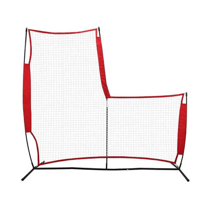 Portable 7X7Ft Baseball Softball Pitcher Protection Net with Frame Protector L Screen Pitching Batting Catching Equipment