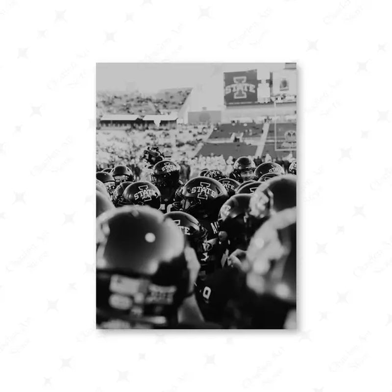 Basketball Football Baseball Goft Poster Black White Sport Photography Canvas Painting Prints Wall Art Pictures Club Rome Decor