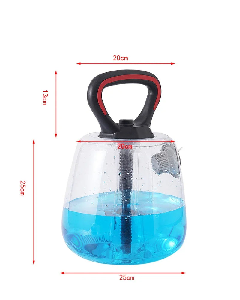 Fitness Gym Aqua Ball Water Power Bag for Weightlifting Bodybuilding Training Inflatable Kettlebell Portable Exercise Equipment