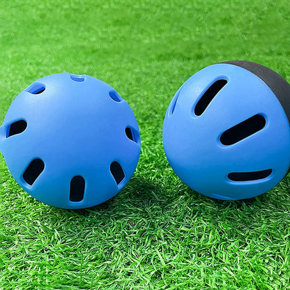 1Pc Baseball Practice Ball Softball Training Plastic 16 Holes EVA Hollow Balls 74Mm/26.5G for Indoor Outdoor Hitting Sports Part