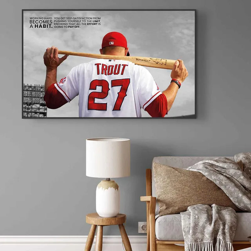 Baseball Tennis Basketball Player Posters Basketball Super Star Canvas Painting Wall Art Prints Fans Gifts Living Room Decor