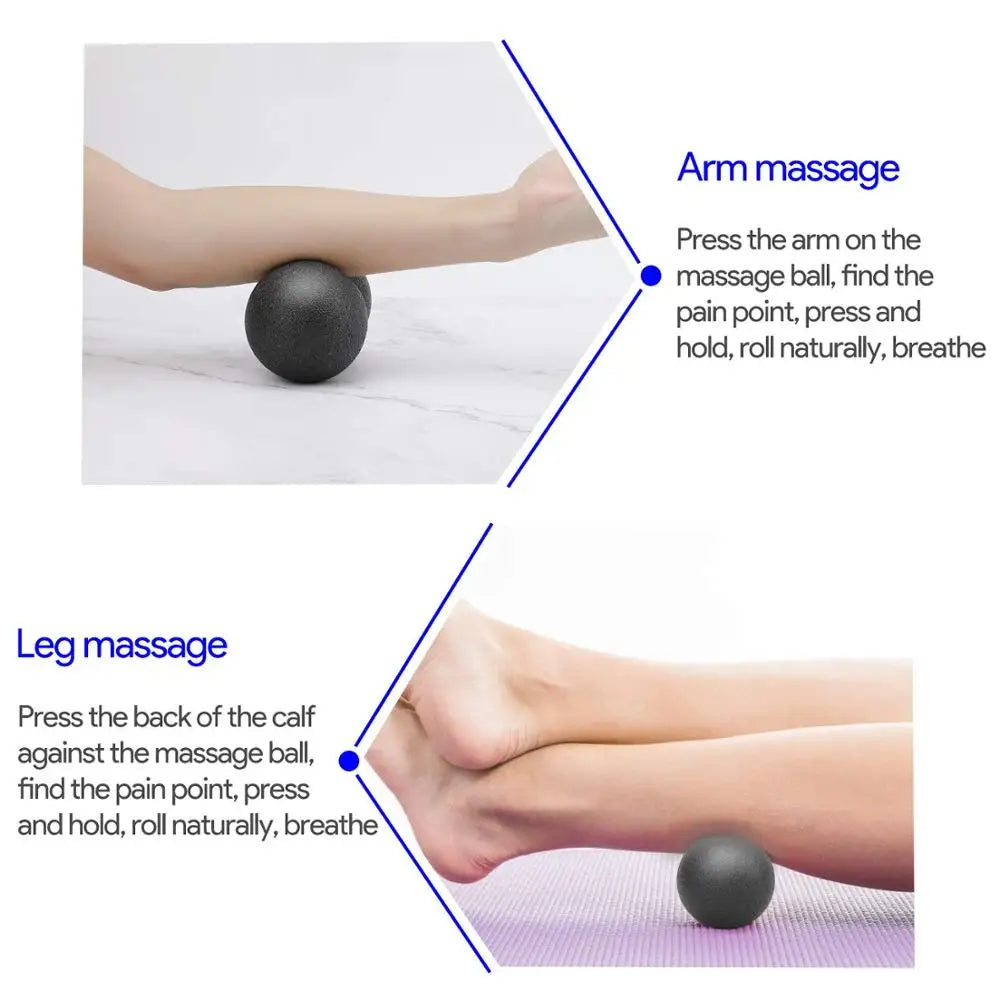 Peanut Massage Ball Set Lacrosse Ball EPP Fascia Therapy Muscle Ball for Myofascial Release Muscle Relaxer Acupoint Massage