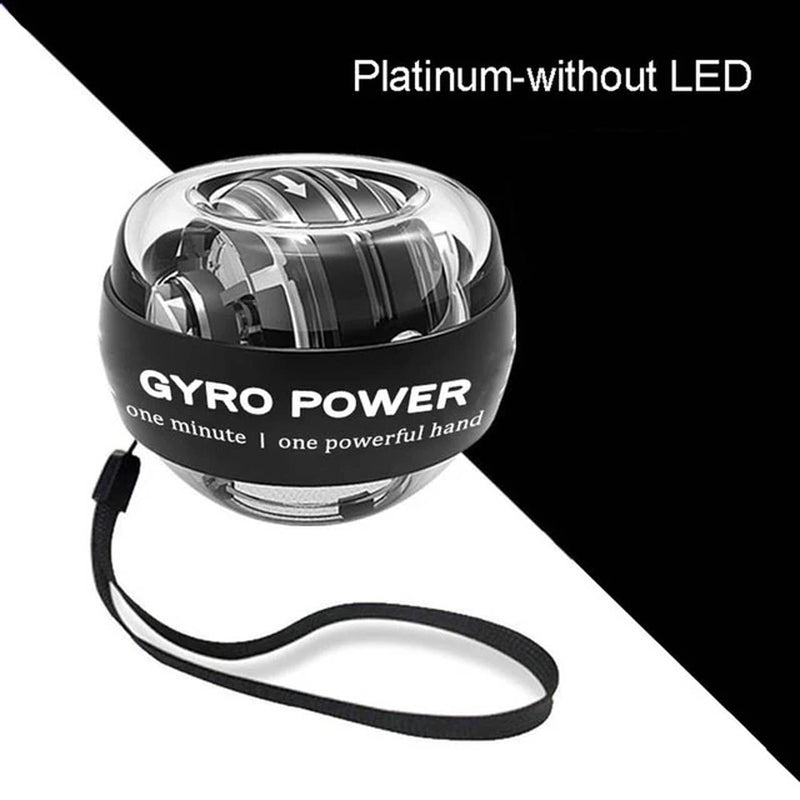 LED Gyroscopic Powerball Autostart Range Gyro Power Self Start Wrist Ball Fitness Exercise Equipment Arm Hand Muscle Trainer