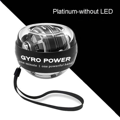 LED Gyroscopic Powerball Autostart Range Gyro Power Self Start Wrist Ball Fitness Exercise Equipment Arm Hand Muscle Trainer