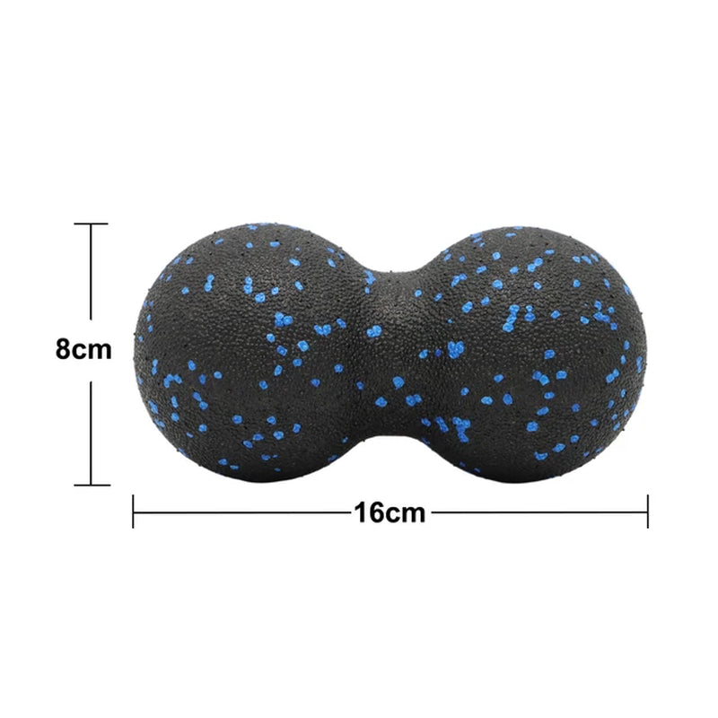 Peanut Massage Ball Set Lacrosse Ball EPP Fascia Therapy Muscle Ball for Myofascial Release Muscle Relaxer Acupoint Massage