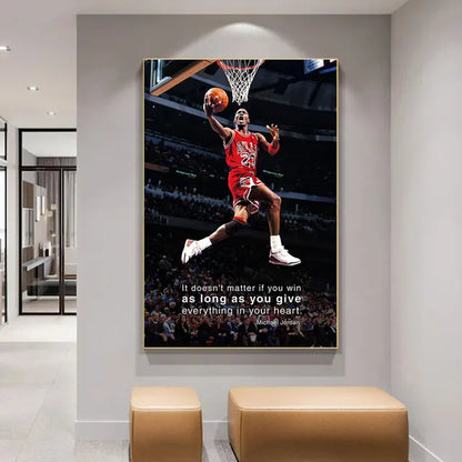 Baseball Tennis Basketball Player Posters Basketball Super Star Canvas Painting Wall Art Prints Fans Gifts Living Room Decor