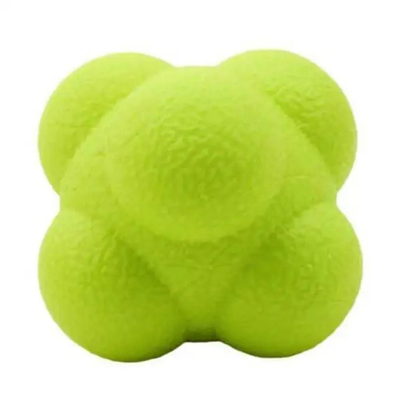 Hexagonal Reaction Ball Speed Agility Training Silicone Ball Coordination Reflex Sports Fitness Basketball for Child Adult