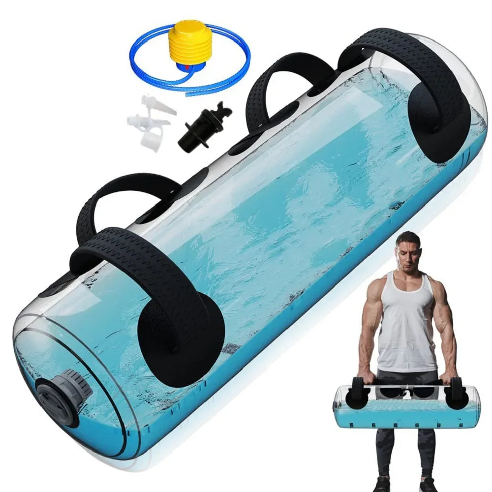 Weight-Bearing Water Bag Exercise Home Gym Weightlifting Core Strength Training Bodybuilding Exercise Portable Sports Tool