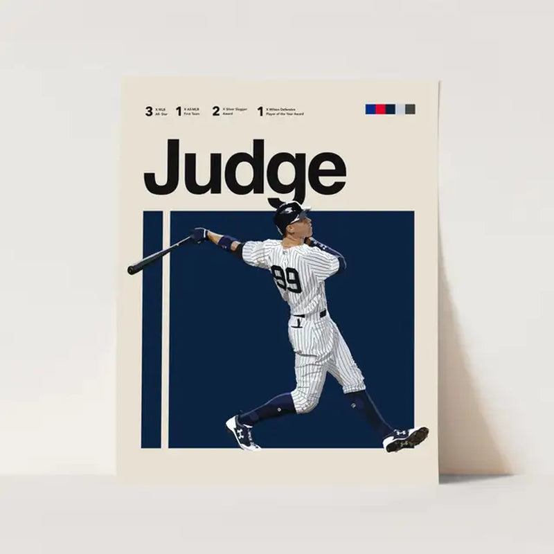 Athletes Sports Derek Jeter New York Yankees Minimalist Modern Painting Posters Wall Art Picture for Living Room Home Decor