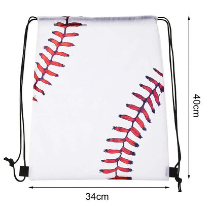 Softball Backpack Bag Capacity Waterproof Softball Drawstring Bag Durable Baseball Goodie Backpack for Sports Portable Wear