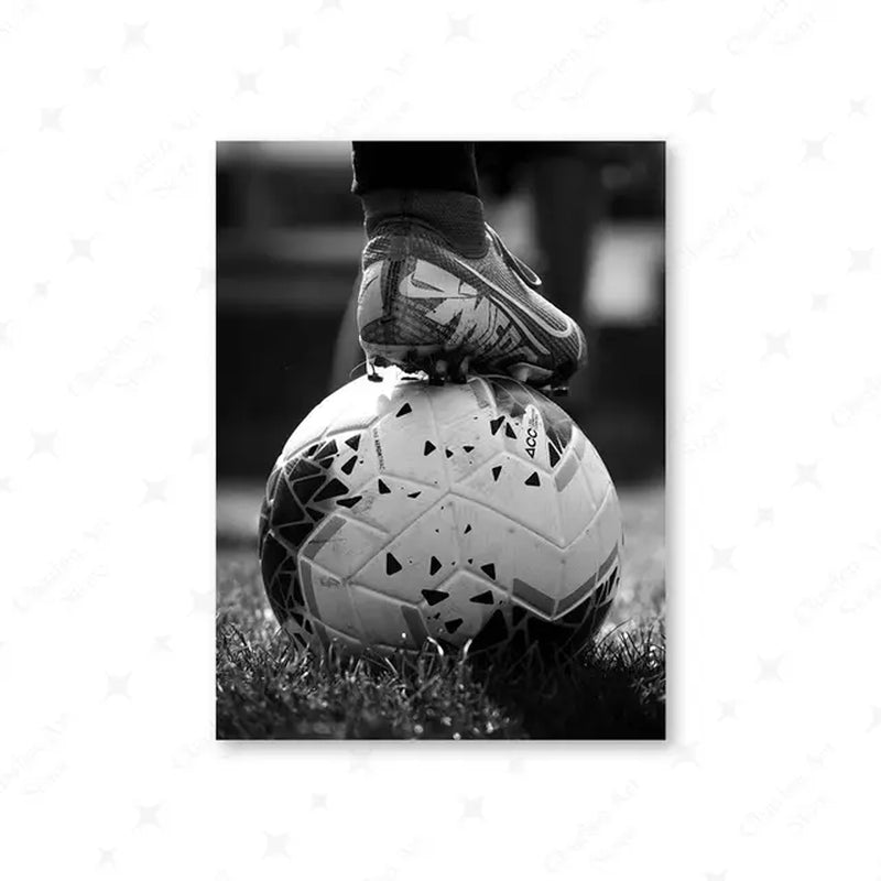 Basketball Football Baseball Goft Poster Black White Sport Photography Canvas Painting Prints Wall Art Pictures Club Rome Decor