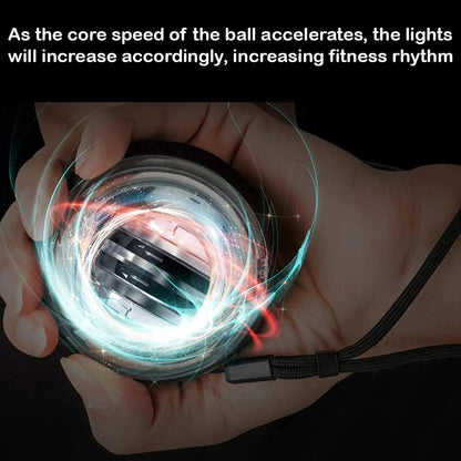 LED Gyroscopic Powerball Autostart Range Gyro Power Self Start Wrist Ball Fitness Exercise Equipment Arm Hand Muscle Trainer